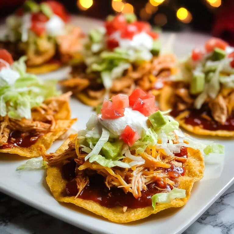 Easy Chicken Tostadas Recipe