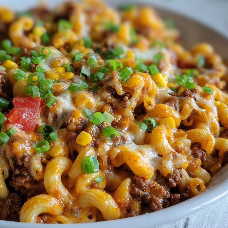 Mexican Cheesy Beef Taco Pasta Recipe