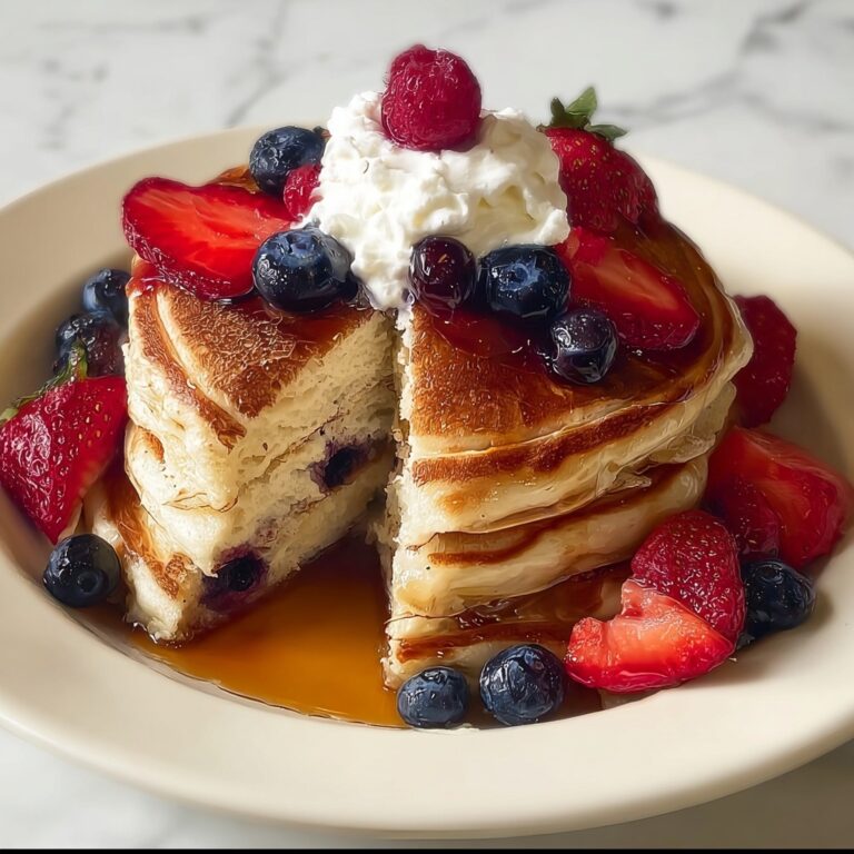 Berry Mascarpone Pancakes Recipe