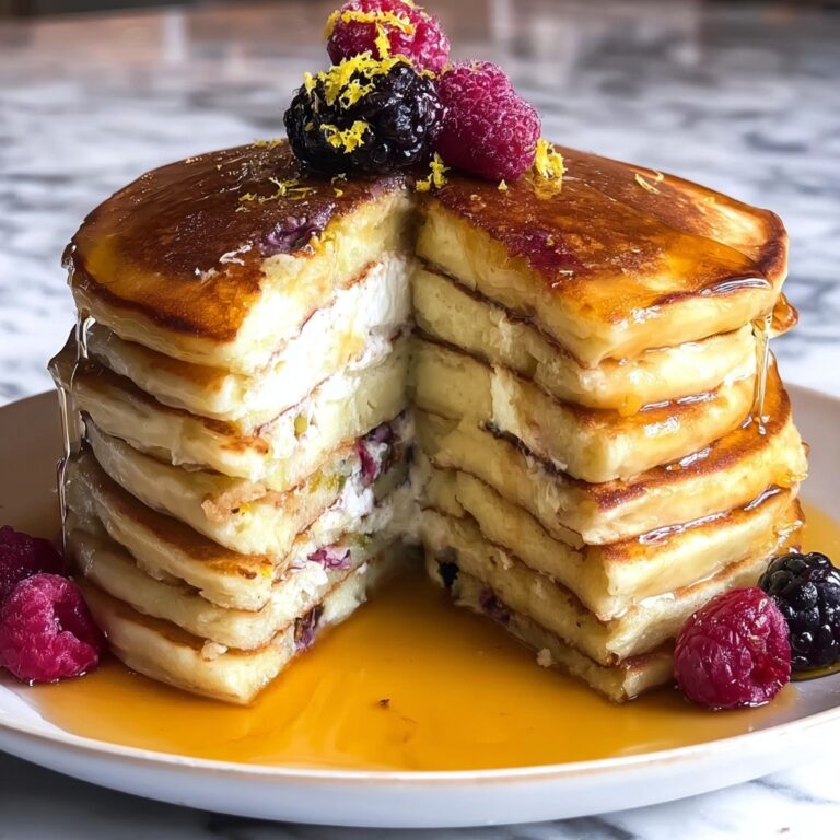 Fluffy Lemon Ricotta Pancakes Recipe