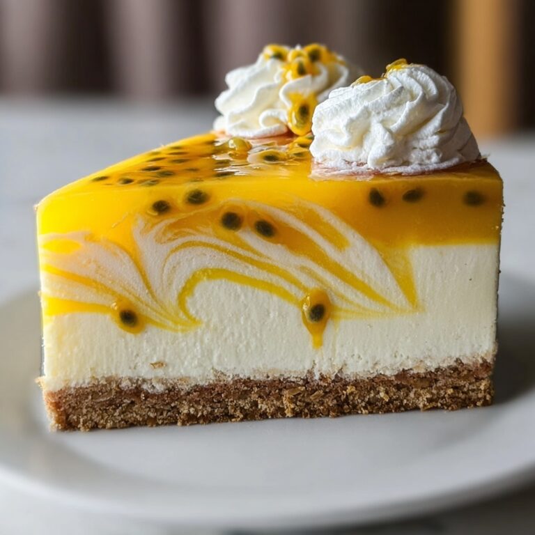 Heavenly Passion Fruit Cheesecake to Wow Your Guests Recipe