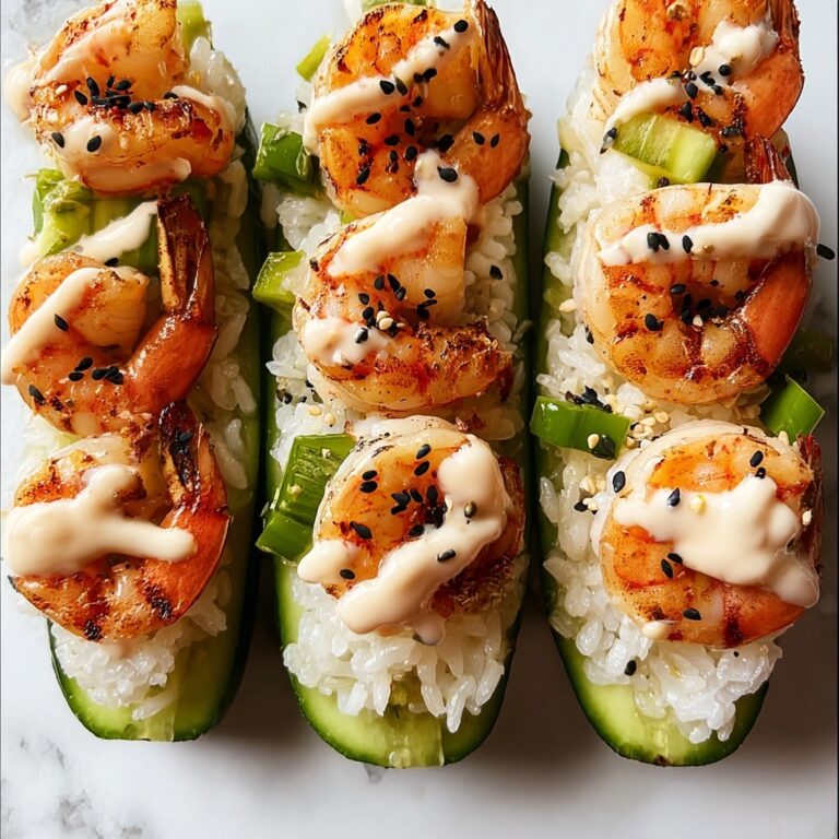 Shrimp Avocado Boats with Spicy Mayo and Sushi Rice Recipe
