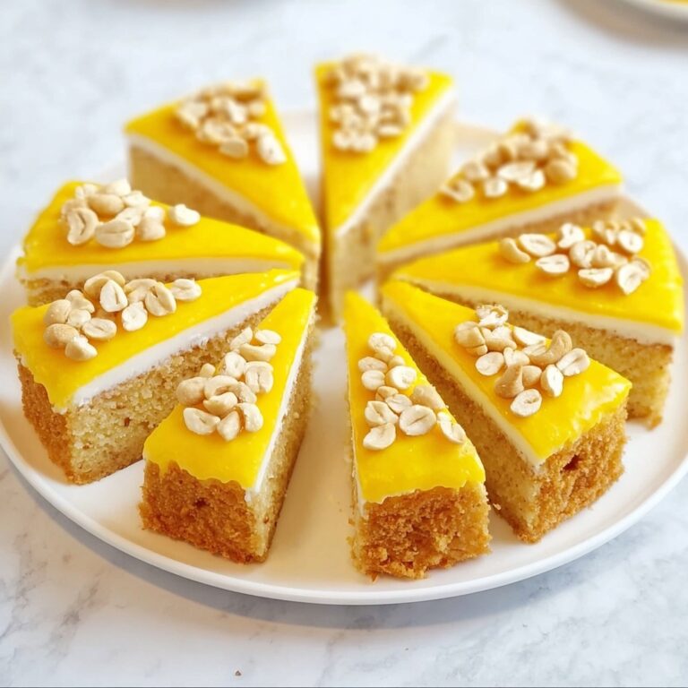 Classic Lebanese Semolina Cake with Pine Nuts Recipe