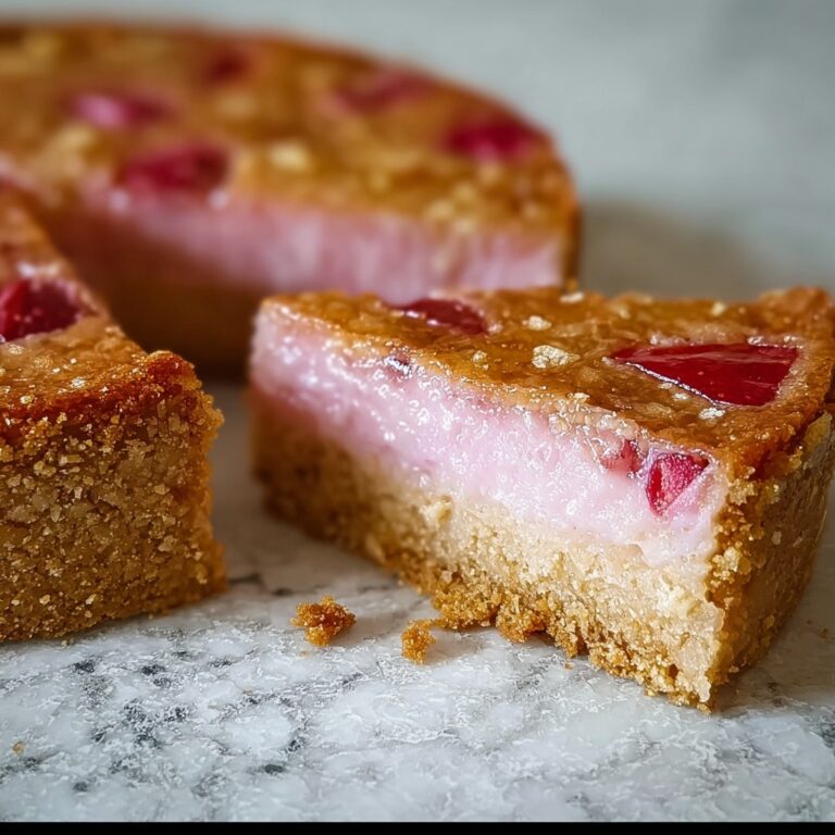 Heavenly Rhubarb Marzipan Cake Recipe